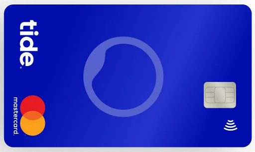 Blaue Tide Geschäftskarte